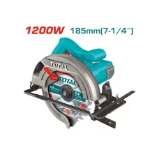 Дисковая пила 1200 Вт/185 мм TOTAL TS11218576   