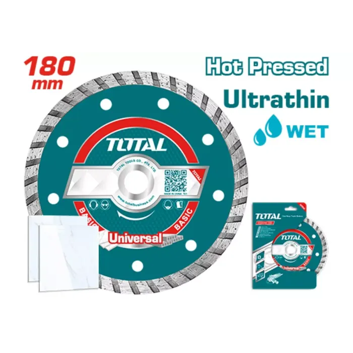 TotalTools - Ultrathin diamond disc 180X22.2mm TAC2131803HT - TAC2131803HT - Diamond Discs