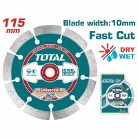 Алмазный сегментный диск 115x22.2 мм TOTAL TAC2111153