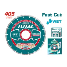 Diamond disc for cutting concrete 405x25.4mm TOTAL TAC2144052