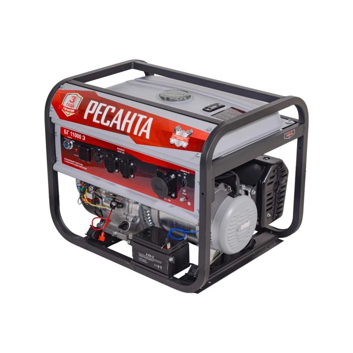 RESANTA - Բենզինային գեներատոր (մեկնարկիչով) 9000 Վտ Ресанта БГ 11000 Э - Ресанта БГ11000Э - Գեներատորներ