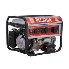 Բենզինային գեներատոր (մեկնարկիչով) 9000 Վտ Ресанта БГ 11000 Э