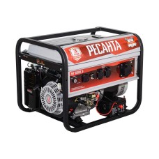 Բենզինային գեներատոր (մեկնարկիչով) 5500 Վտ Ресанта БГ 6500 Э