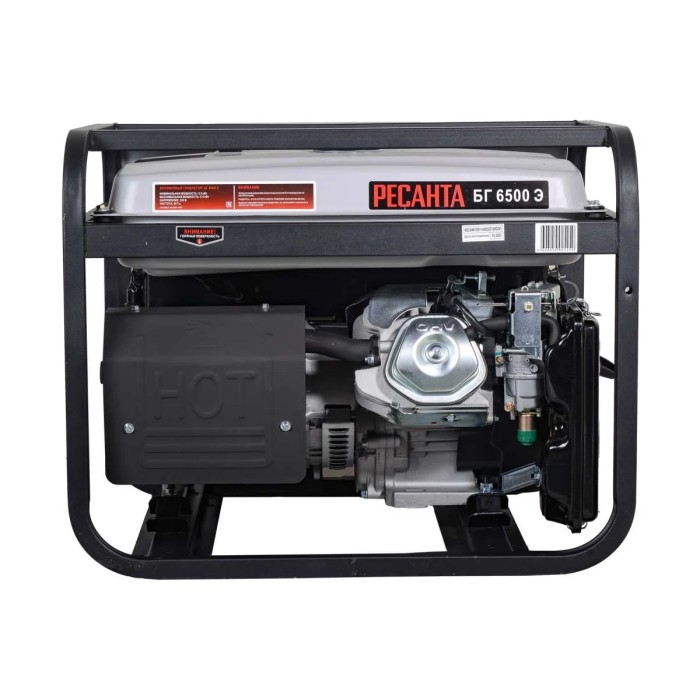 RESANTA - Բենզինային գեներատոր (մեկնարկիչով) 5500 Վտ Ресанта БГ 6500 Э - Ресанта БГ6500Э - Գեներատորներ