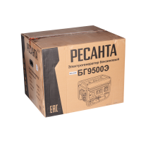 Բենզինային գեներատոր (մեկնարկիչով) 8000 Վտ Ресанта БГ 9500 Э