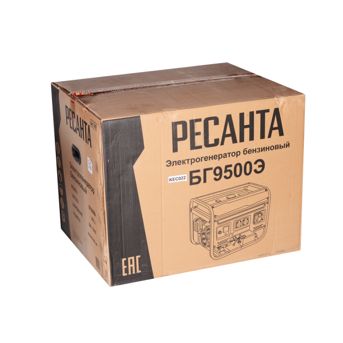 RESANTA - Բենզինային գեներատոր (մեկնարկիչով) 8000 Վտ Ресанта БГ 9500 Э - Ресанта БГ9500Э - Գեներատորներ