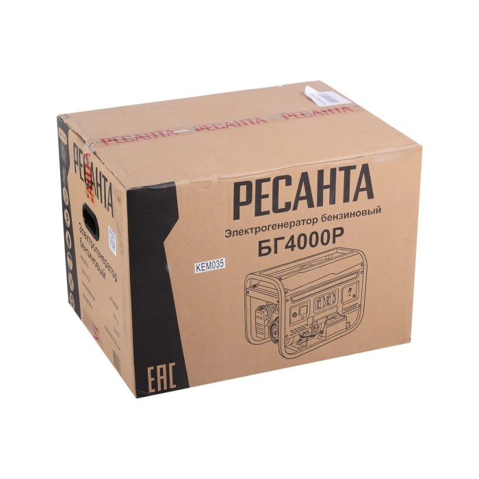 RESANTA - Բենզինային գեներատոր 3300 Վտ Ресанта БГ 4000 Р - Ресанта БГ4000Р - Գեներատորներ