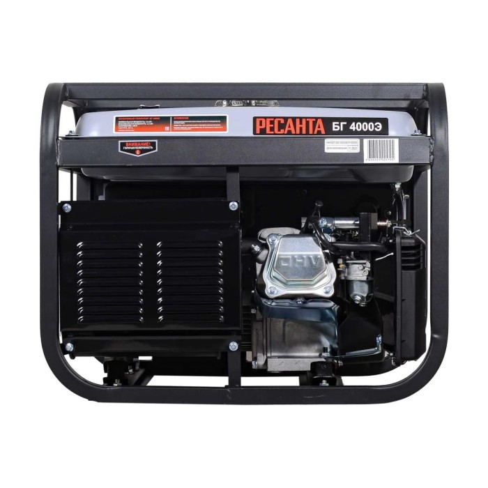 RESANTA - Բենզինային գեներատոր (մեկնարկիչով) 3300 Վտ Ресанта БГ 4000 Э - Ресанта БГ4000Э - Գեներատորներ