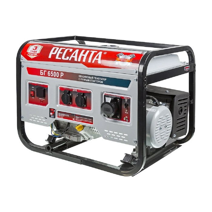 RESANTA - Բենզինային գեներատոր 5500 Վտ Ресанта БГ 6500 Р - Ресанта БГ6500Р - Գեներատորներ