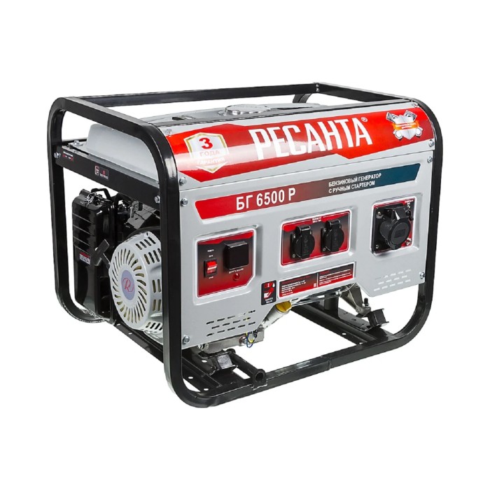 RESANTA - Բենզինային գեներատոր 5500 Վտ Ресанта БГ 6500 Р - Ресанта БГ6500Р - Գեներատորներ