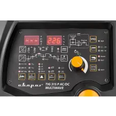 Svarog TIG 315P AC/DC MULTIWAVE PRO E202 TIG welder, 315 A