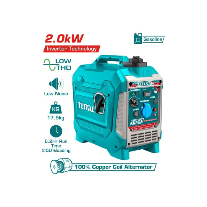 Total TP523006 ինվերտորային բենզինային գեներատոր 2 կՎտ 220 Վ