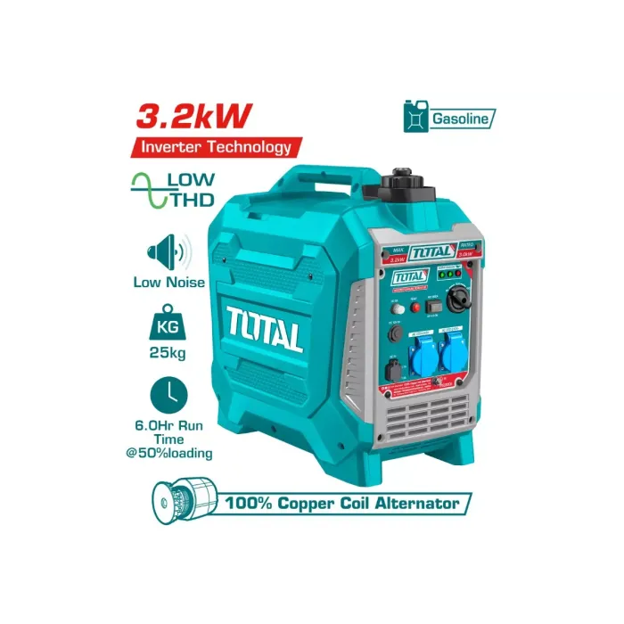 Total TP535006 ինվերտորային բենզինային գեներատոր 3․2 կՎտ 220 Վ