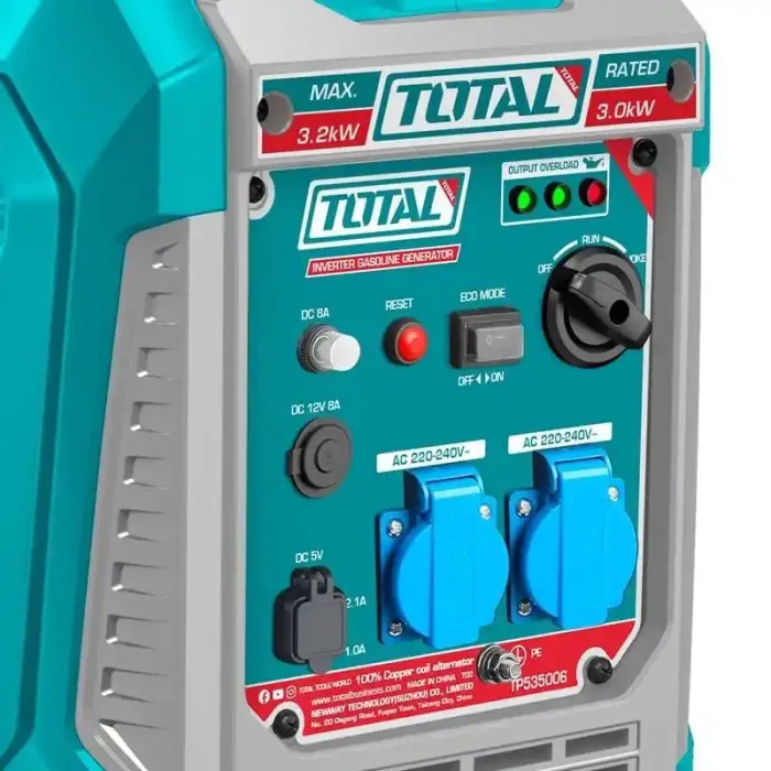 Total TP535006 ինվերտորային բենզինային գեներատոր 3․2 կՎտ 220 Վ