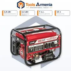 Բենզինային գեներատոր 2.9/3.2 կՎտ BRAIT BR3800-AL(E)