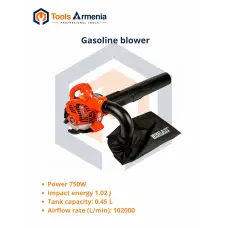 Բենզինային օդամղիչ-փոշեկուլ BRAIT BGB-260C՝ 26 սմ³, 0.75 կՎտ