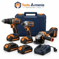 Cordless Tool Sets: Combo Kits with Batteries, Charger and Case