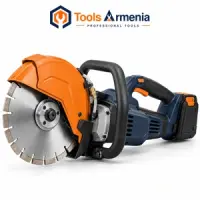 Cordless Stone and Concrete Cutters: 36–80 V Cut-Off Saws