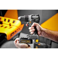 Մարտկոցային հարվածային պտուտակադարձիչ DEWALT McLaren սահմանափակ թողարկման DCD85ME2GT  18 Վ, 2000 պտույտ/րոպե, 2 x 1.7 Աժ մարտկոցներով և լիցքավորիչով, TSTAK պատյանում