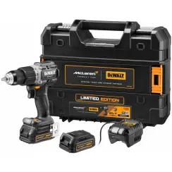 Մարտկոցային հարվածային պտուտակադարձիչ DEWALT McLaren սահմանափակ թողարկման DCD85ME2GT  18 Վ, 2000 պտույտ/րոպե, 2 x 1.7 Աժ մարտկոցներով և լիցքավորիչով, TSTAK պատյանում