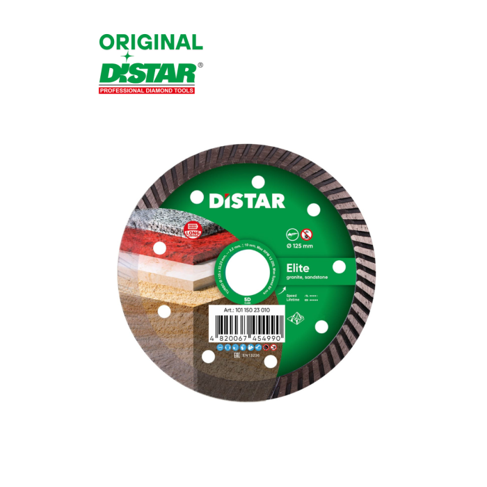 Distar - Ալմաստե կտրող սկավառակ DISTAR Turbo 125 Elite 125x22.22x10x2.2mm - 10115023010 - Ալմաստե Սկավառակներ