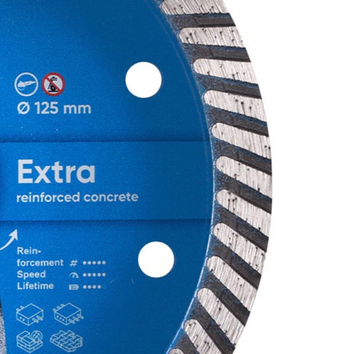 Distar - Ալմաստե կտրող սկավառակ Turbo 125 Extra 125x22.22x10x2.2mm - 10115028010 - Ալմաստե Սկավառակներ