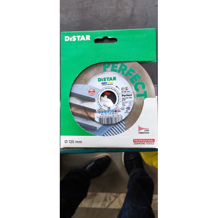 Distar - Ալմաստե կտրող սկավառակ 1A1R 125x22,23H Perfect - 10115028015 - Ալմաստե Սկավառակներ