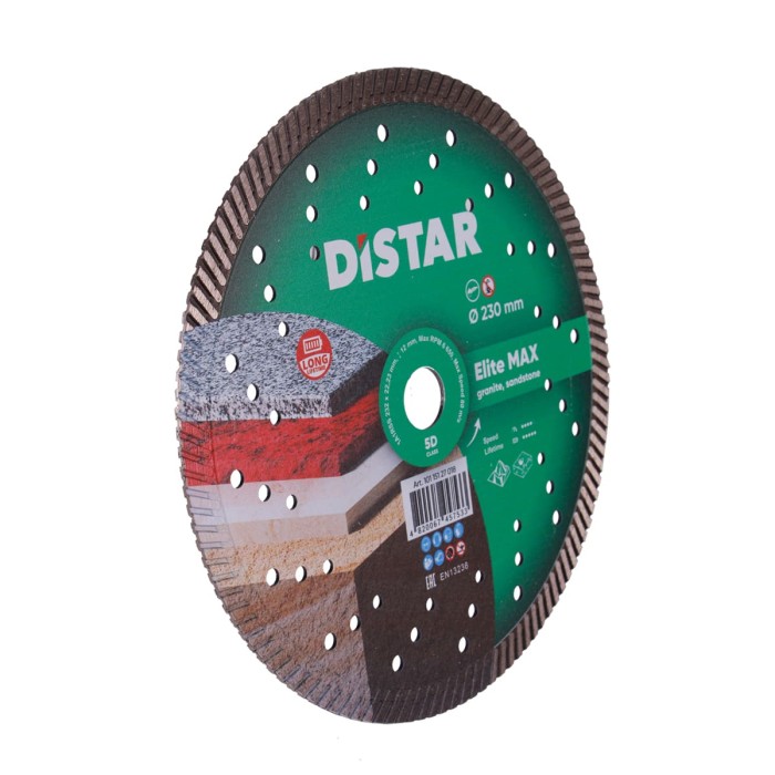 Distar - Սկավառակ ալմաստե գրանիտի TURBO 230 մմ Distar 10115127018 - 10115127018 - Ալմաստե Սկավառակներ