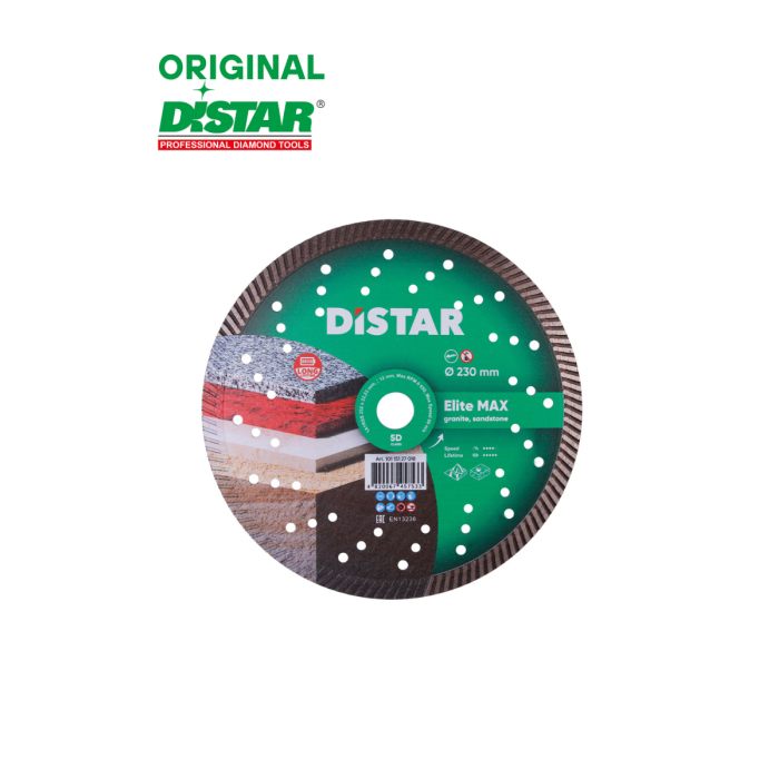 Distar - Սկավառակ ալմաստե գրանիտի TURBO 230 մմ Distar 10115127018 - 10115127018 - Ալմաստե Սկավառակներ