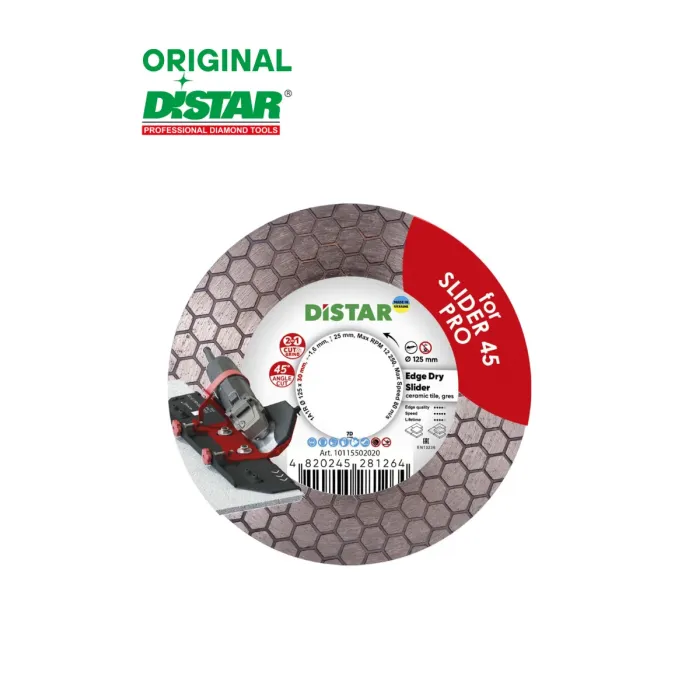 Distar - Ալմաստե կտրող սկավառակ 125 մմ DISTAR Edge Dry Slider 10115502020 - 10115502020 - Ալմաստե Սկավառակներ
