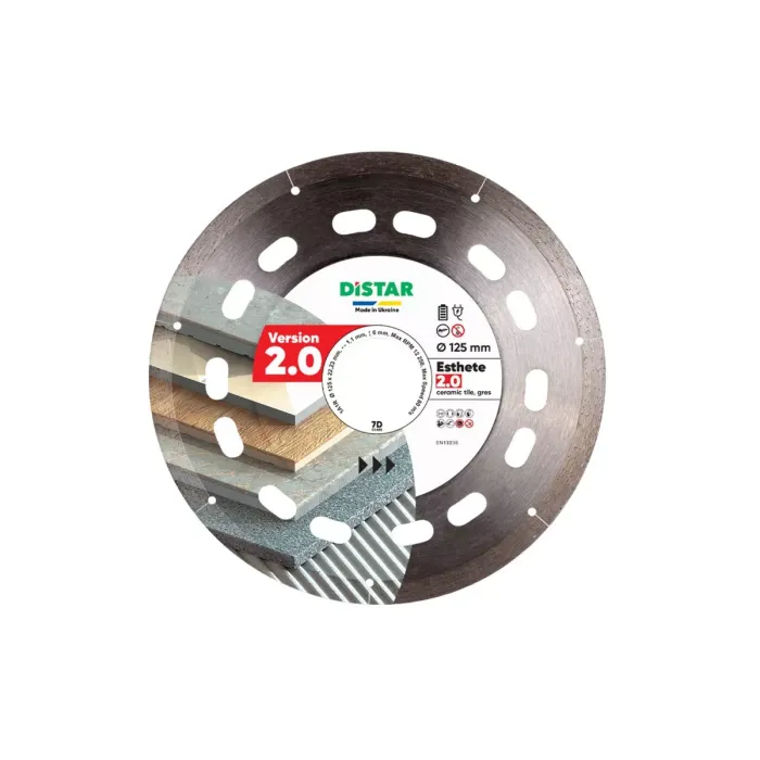 Distar - Ալմաստե կտրող սկավառակ 1A1R Esthete 2.0․ 125x22․23x1.1x6 - 10126024010 - Ալմաստե Սկավառակներ