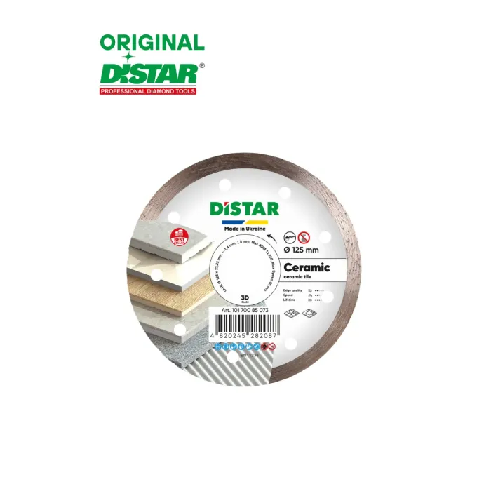 Distar - Ալմաստե կտրող սկավառակ Distar 1A1R 125 Ceramic 10170085073 - 10170085073 - Ալմաստե Սկավառակներ