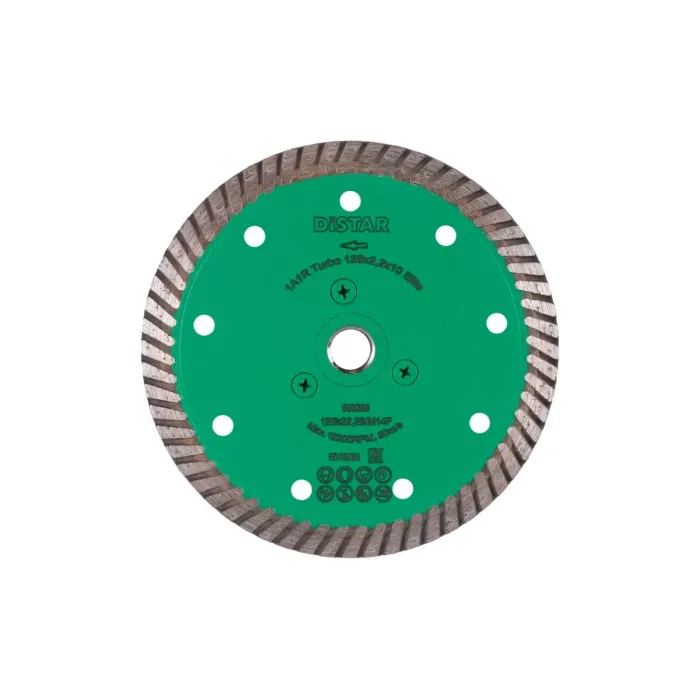 Distar - Ալմաստե կտրող սկավառակ Turbo 125 M14F Elite 125x22.22x10x2.2mm - 10179023011 - Ալմաստե Սկավառակներ