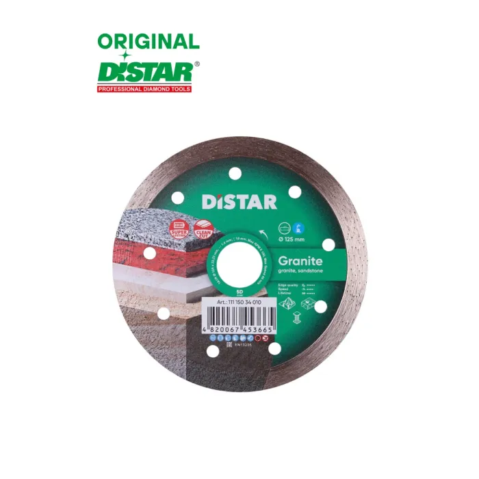 Distar - Ալմաստե կտրող սկավառակ 125 մմ DISTAR Granite 11115034010 - 11115034010 - Ալմաստե Սկավառակներ