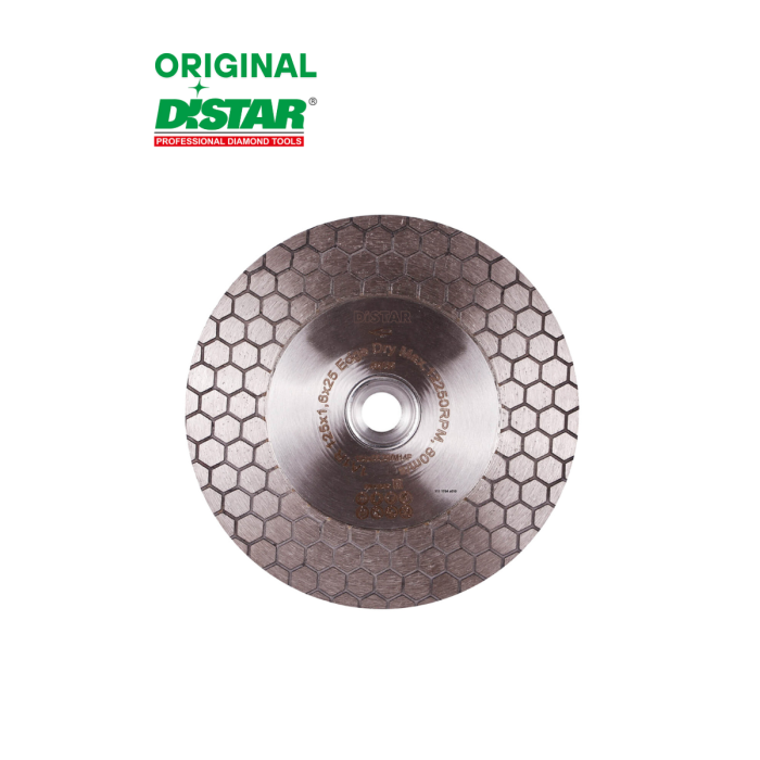 Distar - Ալմաստե կտրող սկավառակ 1A1R 125x22.22x25x1.6mm M14F Edge Dry - 11117546010 - Ալմաստե Սկավառակներ