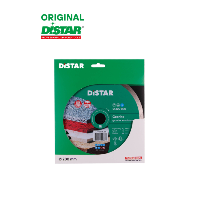 Distar - Սկավառակ ալմաստե գրանիտի 200 մմ Distar 11120034015 - 11120034015 - Ալմաստե Սկավառակներ