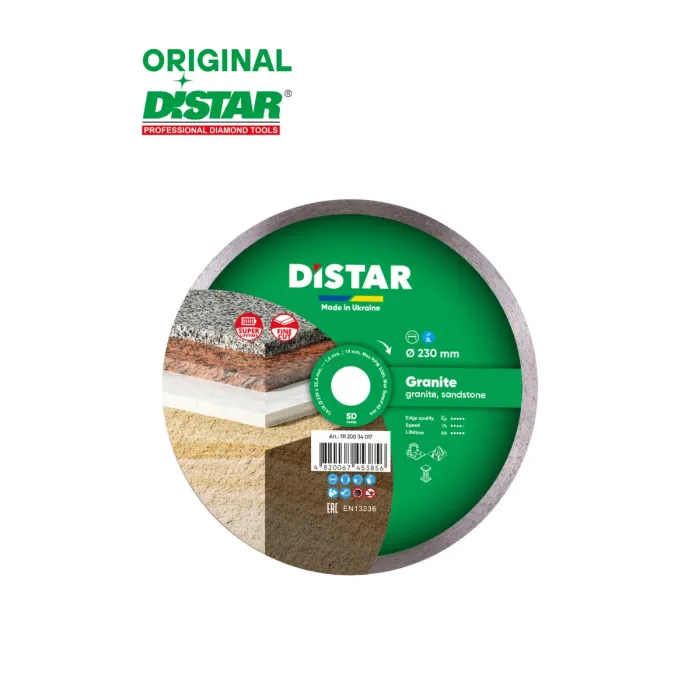 Distar - Սկավառակ ալմաստե գրանիտի 230 մմ Distar 11120034017 - 11120034017 - Ալմաստե Սկավառակներ