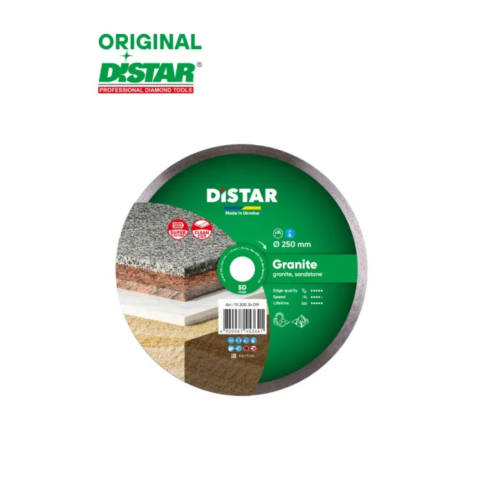 Distar - Սկավառակ ալմաստե գրանիտի 250 մմ Distar 11120034019 - 11120034019 - Ալմաստե Սկավառակներ