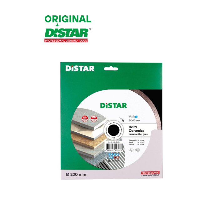 Distar - Ալմաստե կտրող սկավառակ 200 մմ Distar Hard ceramics 11120048015 - 11120048015 - Ալմաստե Սկավառակներ