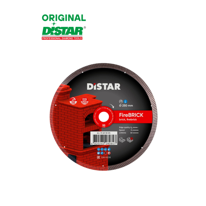 Distar - Ալմաստե կտրող սկավառակ 250 մմ Distar FireBrick 11120159015 - 11120159015 - Ալմաստե Սկավառակներ