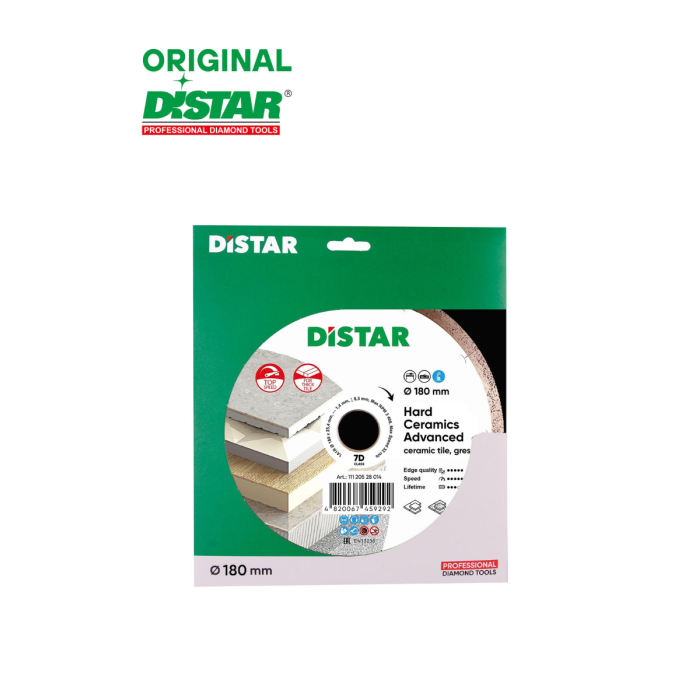 Distar - Սկավառակ ալմաստե կերամիկական սալիկի Distar 1A1R 180 Hard Ceramics Advanced 11120528014 - 11120528014 - Ալմաստե Սկավառակներ