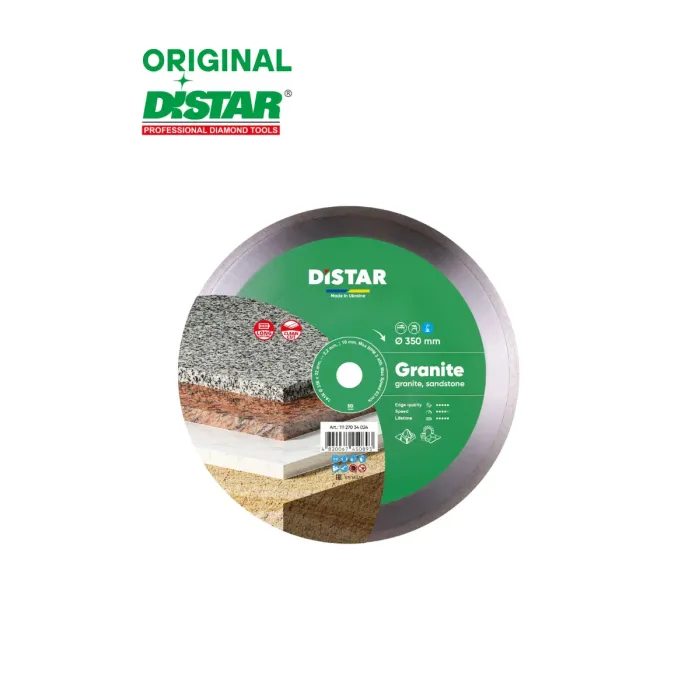 Distar - Ալմաստե կտրող սկավառակ 350 մմ Distar Granite 11127034024 - 11127034024 - Ալմաստե Սկավառակներ