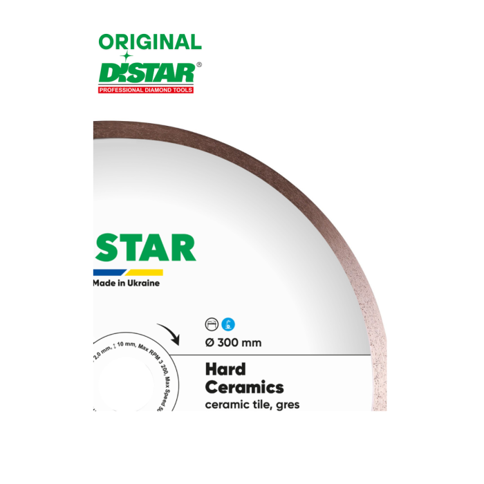 Distar - Ալմաստե կտրող սկավառակ 300 մմ Distar Hard Ceramics 11127048022 - 11127048022 - Ալմաստե Սկավառակներ