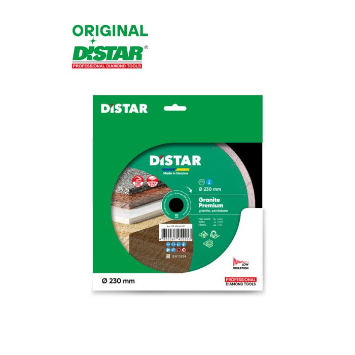 Distar - Սկավառակ ալմաստե գրանիտի 230 մմ Granite Premium Distar 11320061017 - 11320061017 - Ալմաստե Սկավառակներ