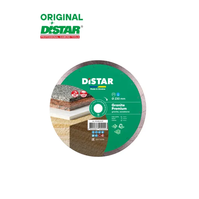 Distar - Սկավառակ ալմաստե գրանիտի 230 մմ Granite Premium Distar 11320061017 - 11320061017 - Ալմաստե Սկավառակներ