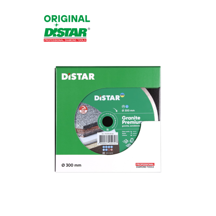 Distar - Ալմաստե կտրող սկավառակ 300 մմ Distar Granite Premium 11327061022 - 11327061022 - Ալմաստե Սկավառակներ