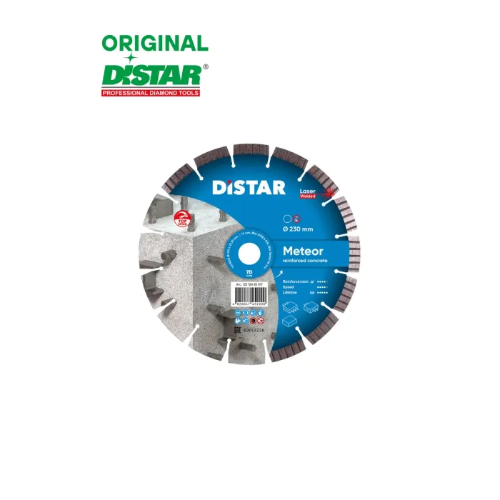 Distar - Ալմաստե կտրող սկավառակ Distar 1A1RSS 230 մմ Meteor 12315055019 - 12315055019 - Ալմաստե Սկավառակներ