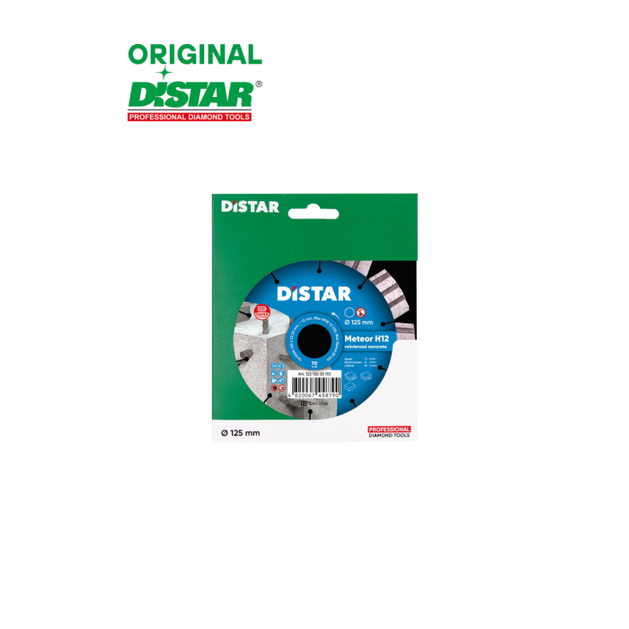 Distar - Ալմաստե կտրող սկավառակ Distar 1A1RSS 125 մմ Meteor H12 12315055110 - 12315055110 - Ալմաստե Սկավառակներ