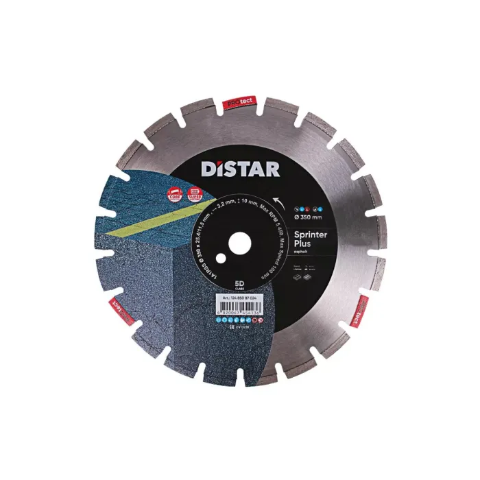 Distar - Ալմաստե կտրող սկավառակ 1A1RSS 350 Sprinter Plus 350x3,2x10x25,4-21 F4 - 12485087024 - Ալմաստե Սկավառակներ