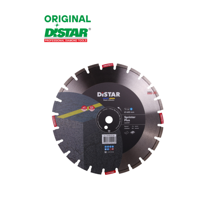 Distar - Ալմաստե կտրող սկավառակ 400 մմ Distar Sprinter Plus 12485087026 - 12485087026 - Ալմաստե Սկավառակներ